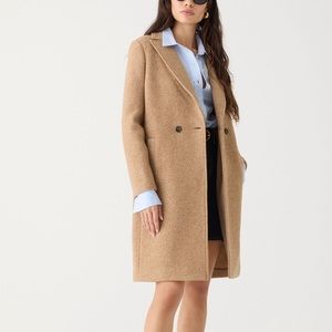 J.Crew Daphne Topcoat in Italian Boiled Wool